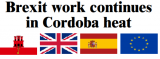 Brexit work continues in Cordoba heat